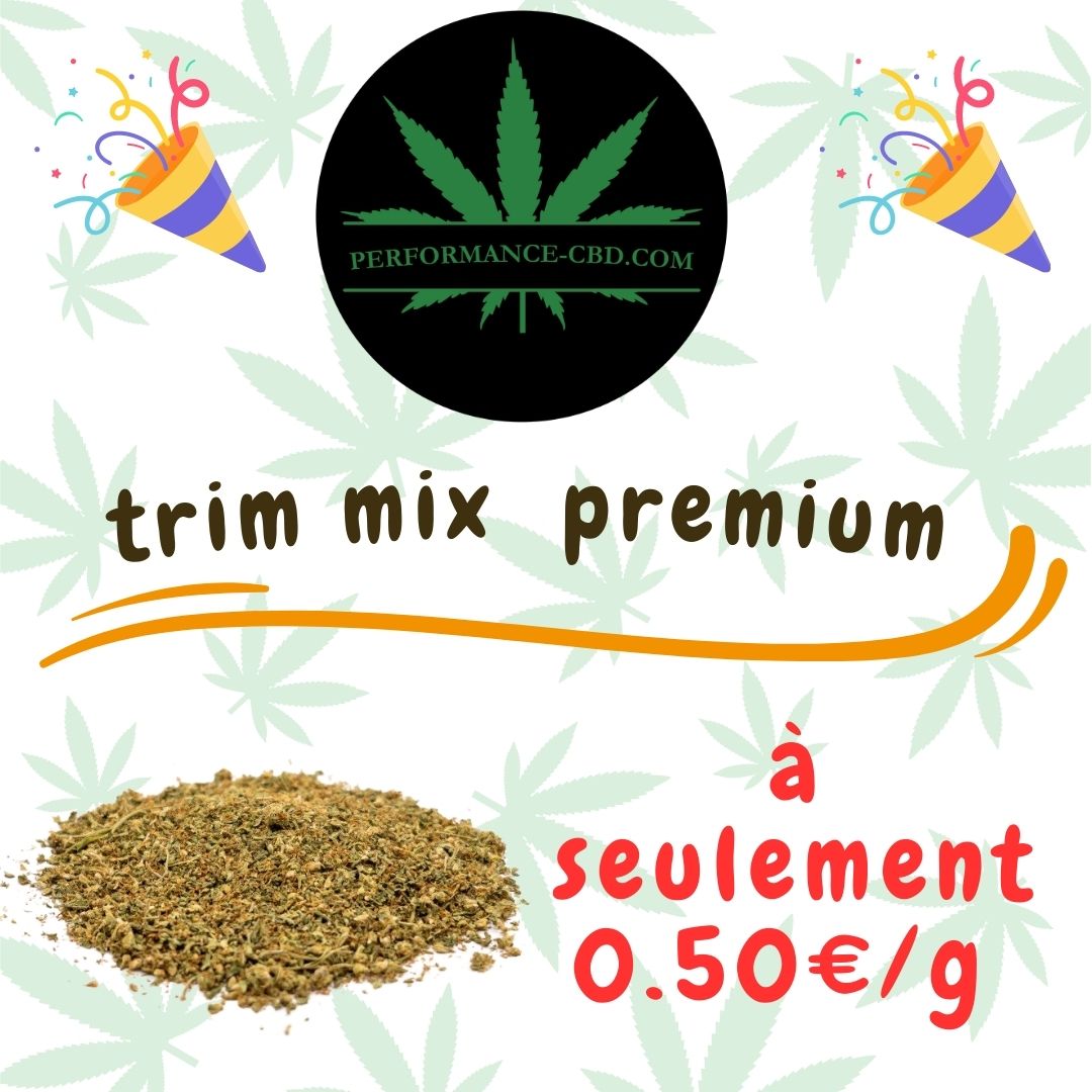 Promotion sur la Trim Indoor Premium : Substitut de tabac de qualité. Découvrez notre offre spéciale sur la trim pour un substitut de tabac naturel et de qualité supérieure. Profitez de cette alternative saine et savourez une expérience CBD exceptionnelle.