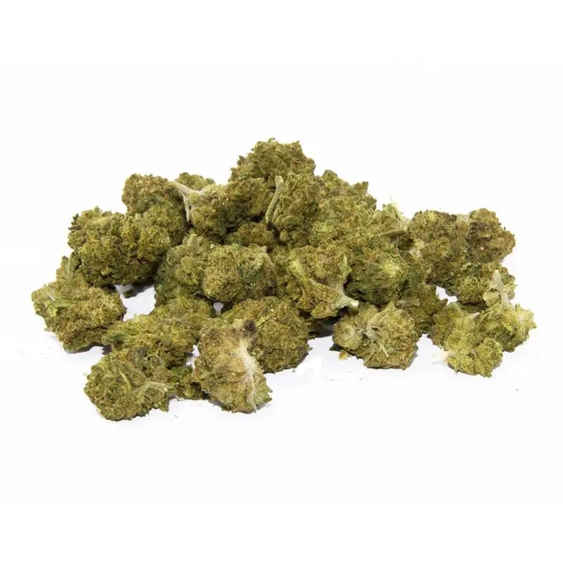 Green Crack - Variété de fleurs de CBD. Profitez de cette variété dynamique et énergisante avec ses arômes fruités et sa composition riche en cannabidiol (CBD).
